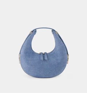OSOI - Blue Suede Circular Bag